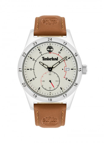 Men's Leather Strap Chronograph Wrist Watch T TBL15948JYS-63