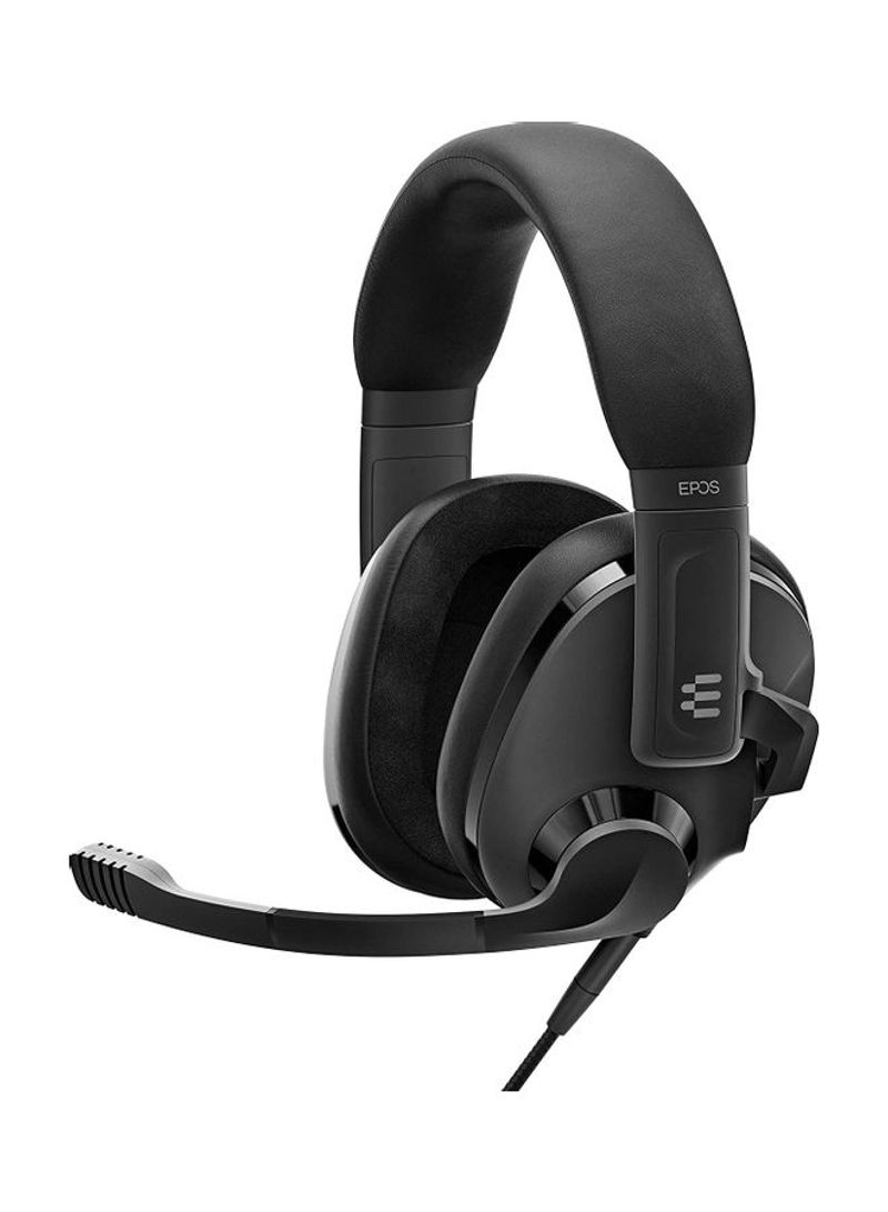 Sennheiser Closed Acoustic Gaming Headphones With Noise-Cancelling Mic For PS4/PS5/XOne/XSeries/NSwitch/PC Black