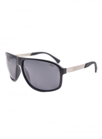 Men's Rimmed Polarized Square Sunglasses - Lens Size: 83 mm