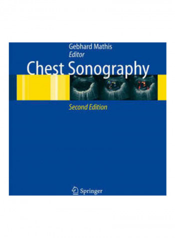 Chest Sonography Hardcover English by Gebhard Mathis