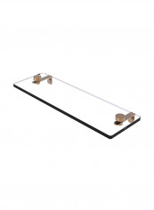 Vanity Bevelled Edges Glass Shelf Gold/Clear 16inch