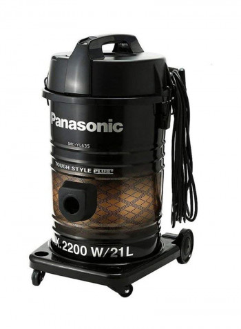 Drum Vacuum Cleaner 21L 2200 W MCYL635 Black