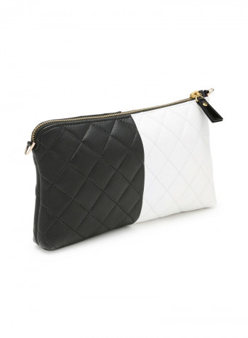 Femi Code Crossbody Bag Black/White