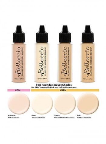 17-Piece Foundation With Moisturizing Primer Multicolour