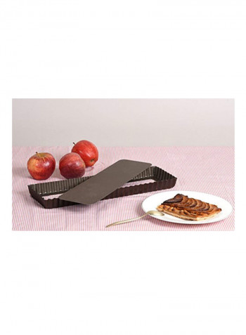 Fluted Tart Mould Brown 13.8x4.3x1.1inch