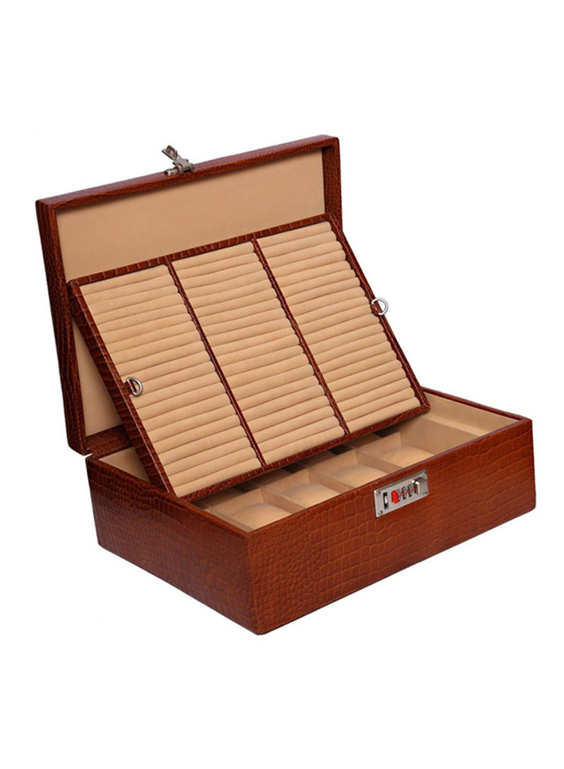 Leather Watches And Jewellery Box