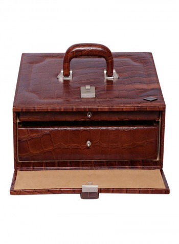 Leather Watches And Jewellery Box