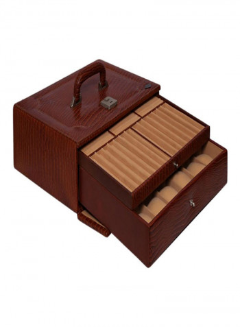 Leather Watches And Jewellery Box