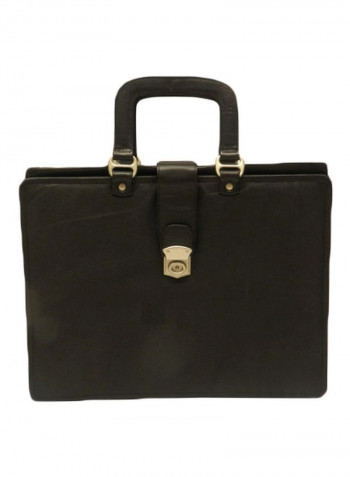 Leather Crossbody Bag Black