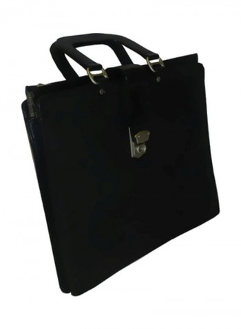 Leather Crossbody Bag Black