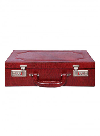 Leather Jewelry Organizer Box