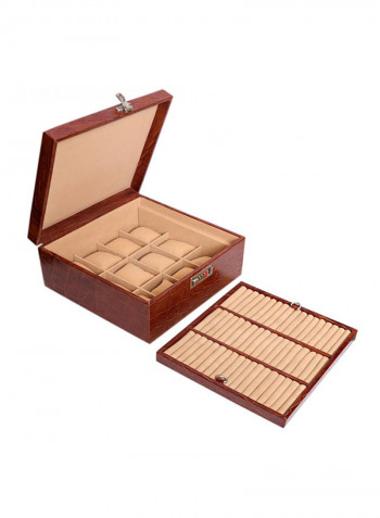 Leather Watches And Jewellery Box