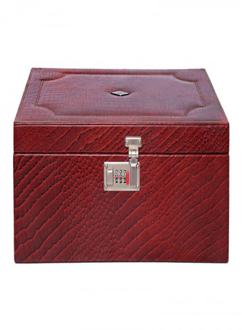 18-Grid Leather Multipurpose Box