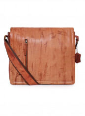 Leather Stitch Detailed Crossbody Bag Brown reviews Leather Stitch Detailed Crossbody Bag Brown