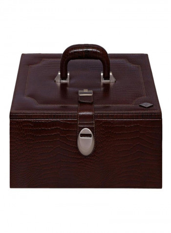 Leather Watches And Jewellery Box