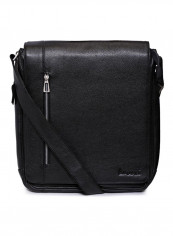 Leather Zipper Closure Crossbody Bag Black reviews Leather Zipper Closure Crossbody Bag Black