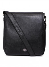 Leather Zipper Closure Crossbody Bag Black reviews Leather Zipper Closure Crossbody Bag Black