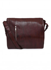 Leather Stitch Detailed Crossbody Bag Brown reviews Leather Stitch Detailed Crossbody Bag Brown