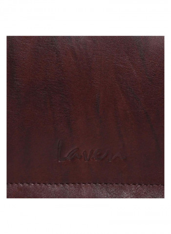 Leather Stitch Detailed Crossbody Bag Brown