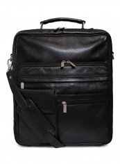 Leather Stitch Detailed Messenger Bag Black reviews Leather Stitch Detailed Messenger Bag Black