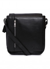 Leather Zipper Closure Crossbody Bag Black reviews Leather Zipper Closure Crossbody Bag Black