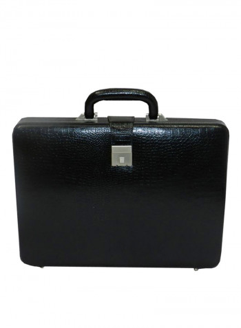 Leather Briefcase Black