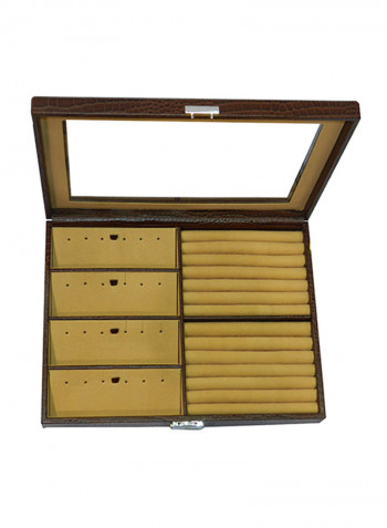 Genuine Leather Multipurpose Jewellery Box