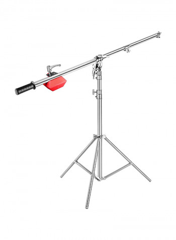 L2188 Stainless Steel Boom Light Stand Black/Red
