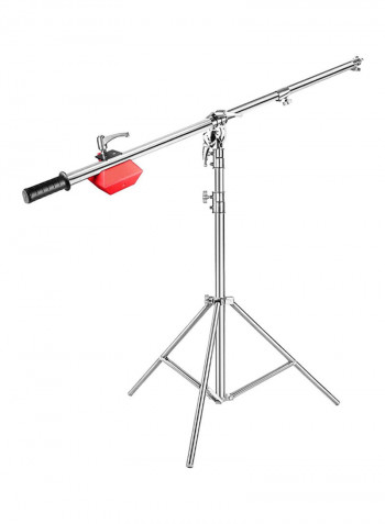 L2188 Stainless Steel Boom Light Stand Black/Red