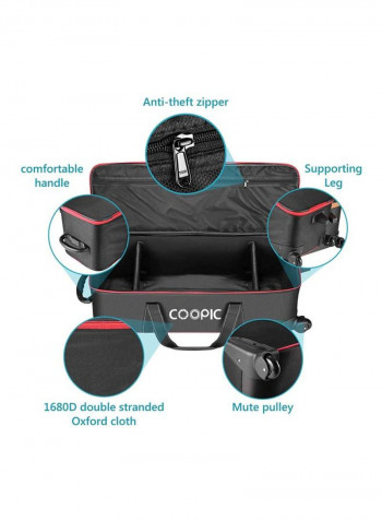 Photography Equipment Carrying Trolley Case 103x34x31cm Black