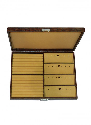 Genuine Leather Multipurpose Jewellery Box