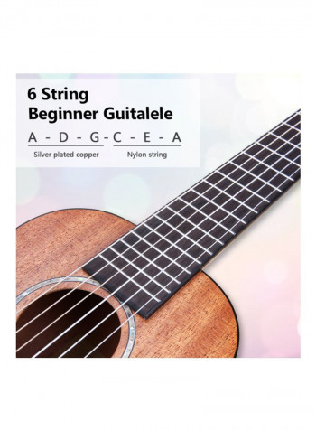 Wooden Acoustic Guitar With Accessories
