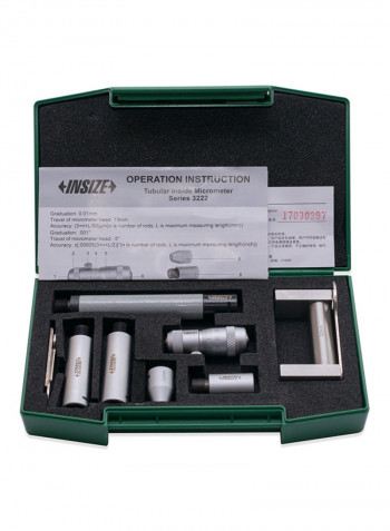 Tubular Inside Micrometer Silver