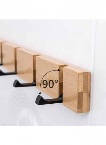1 Piece Creative Wall Mounted Hook Brown 60x90cm