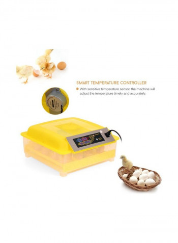 48-Cavity Egg Incubator 80W 80 W H21238AU Yellow