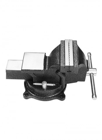 Aluminium Bench Vice Black/Silver 200millimeter