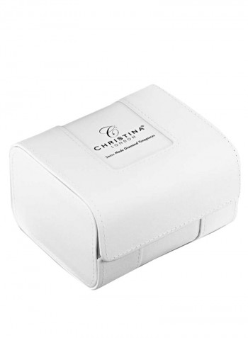 Women's Leather Analog Watch 300 SWBL