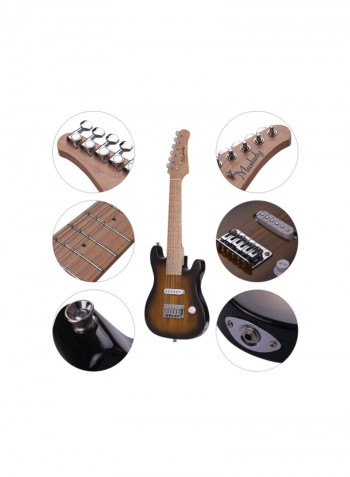 Electric Guitar Kit With Mini Amplifier Guitar Bag Strap And Audio Cable