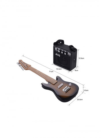 Electric Guitar Kit With Mini Amplifier Guitar Bag Strap And Audio Cable