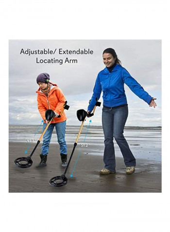 Waterproof Metal Detector Black/Beige