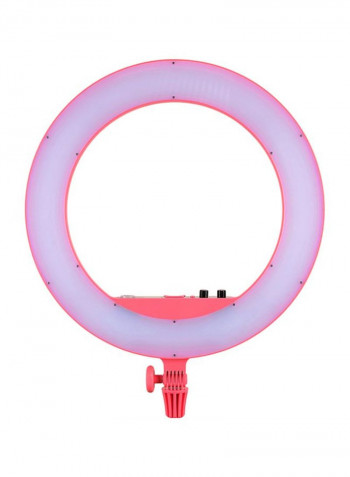 LED Ring Light 59x49.2x4centimeter Pink