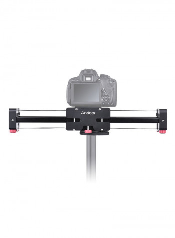Retractable Track Dolly Slider Video Shooting Stabilizer 41 x 6centimeter Black/Red