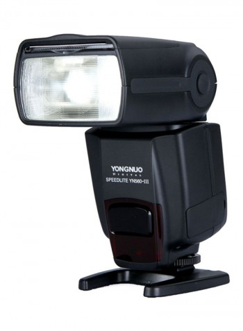 3-Piece Digital Speedlight Flash For Canon Nikon Pentax Oympus Black