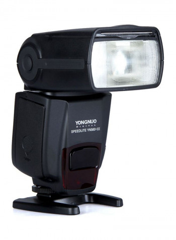 3-Piece Digital Speedlight Flash For Canon Nikon Pentax Oympus Black