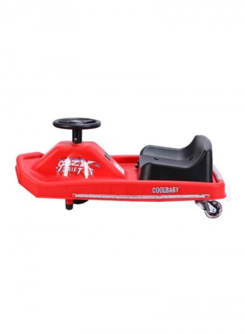 Crazy Cart Electric 360 Spinning Drifting Kids Ride On Scooter 16.5kg