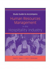 Human Resources Management In The Hospitality Industry: Study Guide To Acompany Paperback