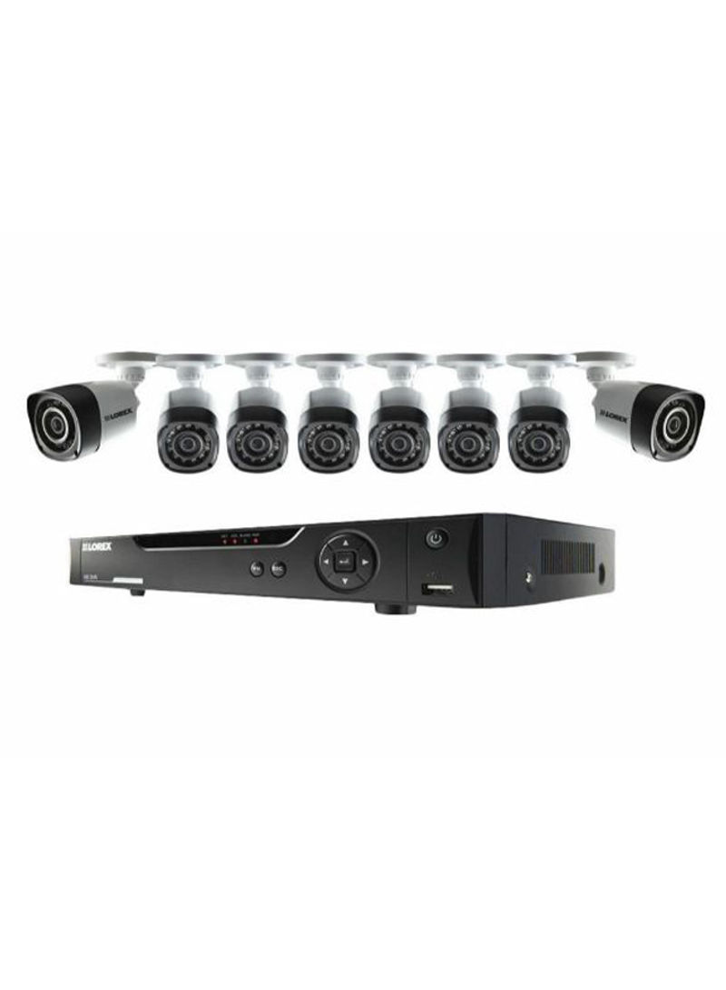 8-Channel HD 720p Security Camera System With 1TB HDD