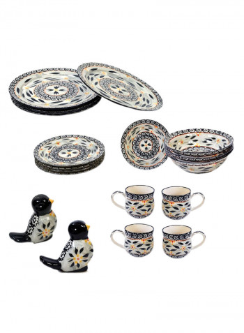 18-Piece Old World Dinnerware Set Multicolour Setcentimeter