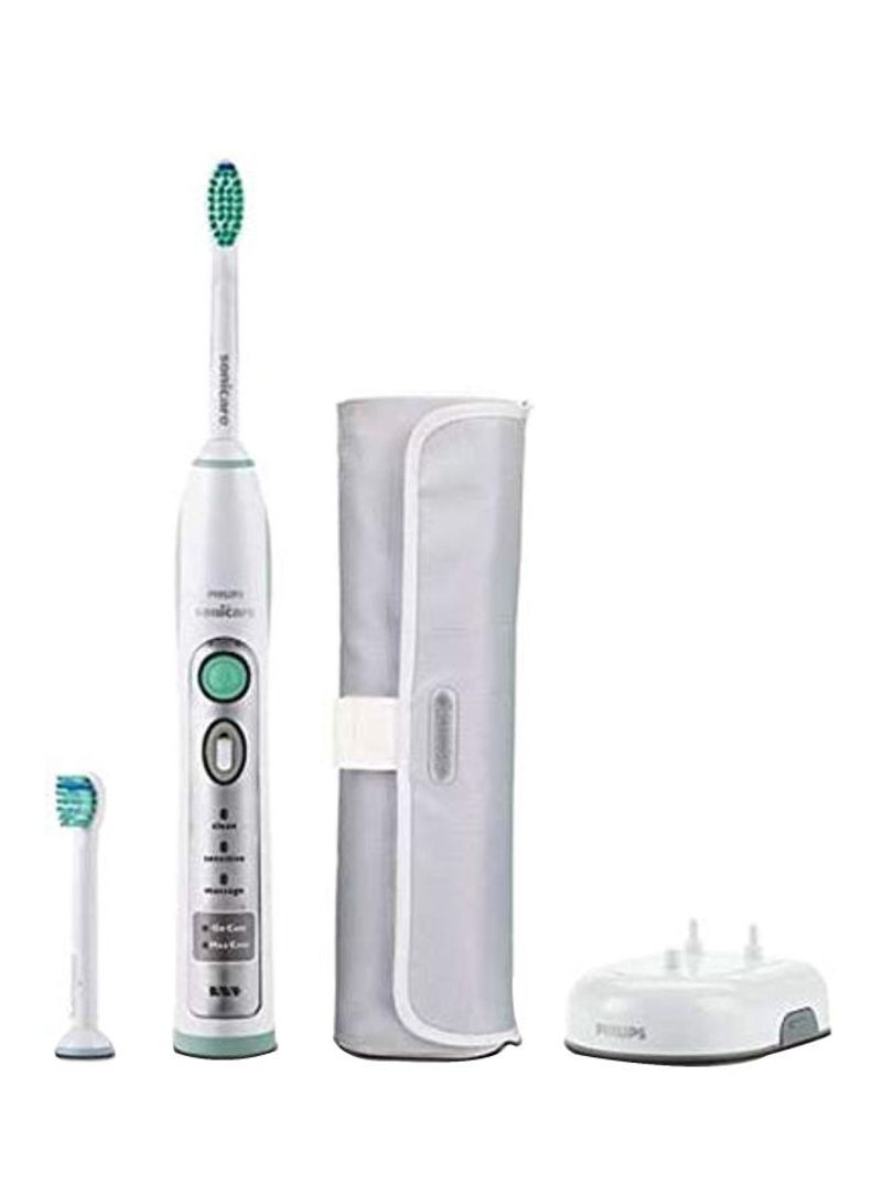 Rechargeable Sonic Toothbrush With Flex Care White/Green