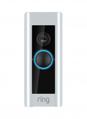 Video Pro Doorbell Silver 4.5x4.5x1.9inch